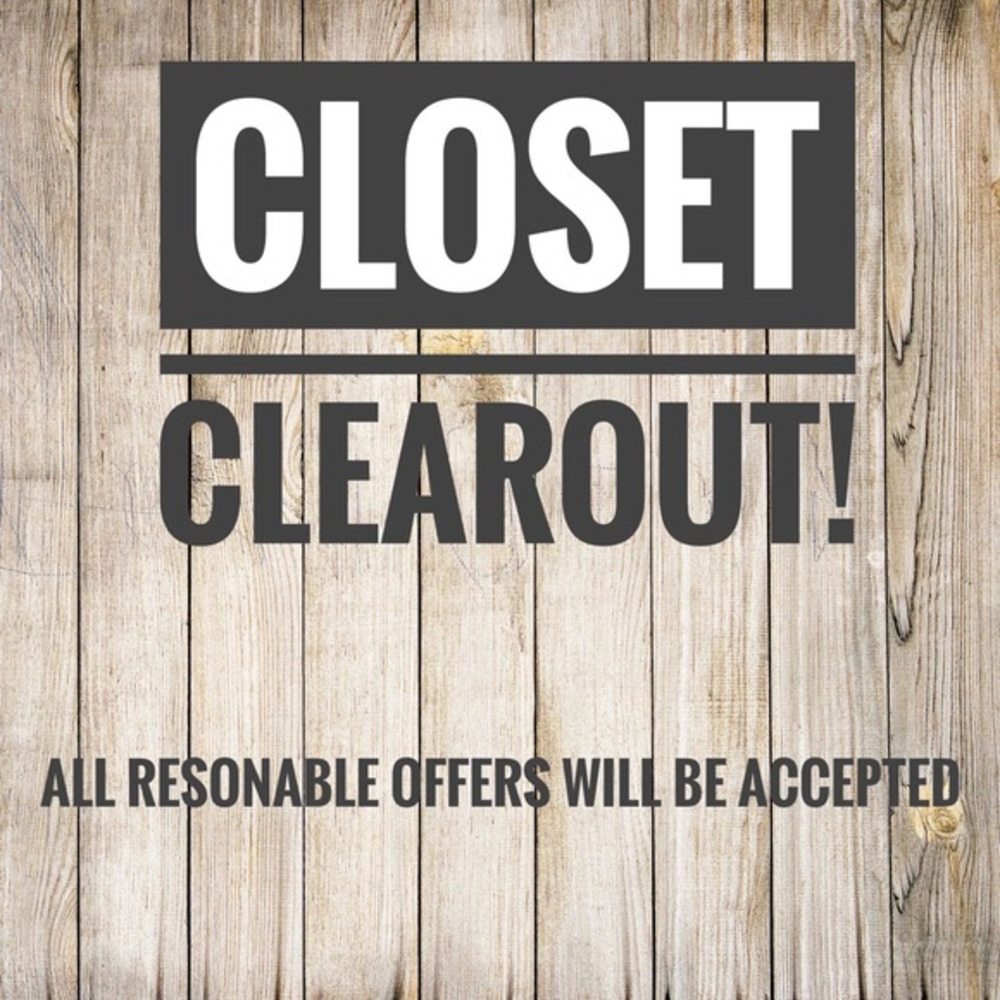 Yearly Closet Clearout SALE